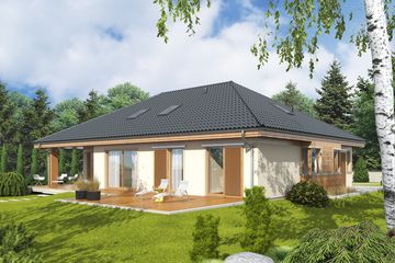  Projekt domu Andrea II G1 (WRC1998) - projekt domu parterowego - Zdjęcie 2