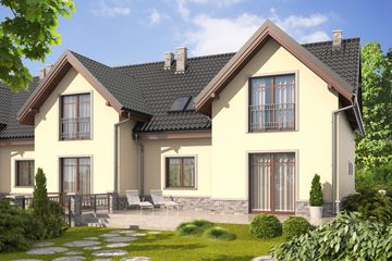  Projekt domu Simba G1 (WRC2001) - projekt domu parterowego z poddaszem - Zdjęcie 2