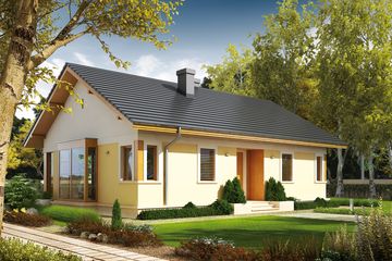  Projekt domu Karmela (WRC2002) - projekt domu parterowego - Zdjęcie 2