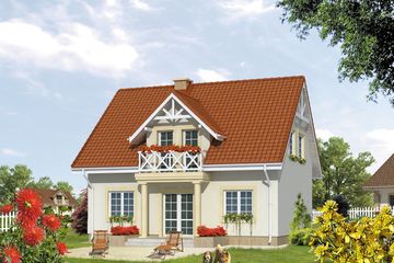  Projekt domu Azalia (BSA1315) - projekt domu parterowego z poddaszem - Zdjęcie 2