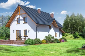  Projekt domu Dziekanowice (KRP1153) - projekt domu parterowego z poddaszem - Zdjęcie 2