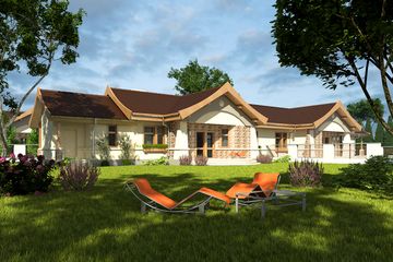  Projekt domu Kuropatwa z garażem 1-st. bliźniak [A-BL2] (WRF1198) - projekt domu parterowego - Zdjęcie 2