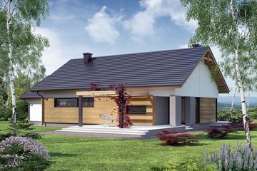  Projekt domu Duris (WRW1138) - projekt domu parterowego - Zdjęcie 2