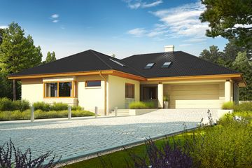  Projekt domu Alan IV G2 (WRC2008) - projekt domu parterowego - Zdjęcie 2