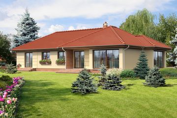  Projekt domu Bari DCB53 (WOB1013) - projekt domu parterowego - Zdjęcie 2