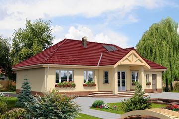  Projekt domu Awinion DCB24 (WOB1015) - projekt domu parterowego - Zdjęcie 2