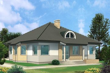  Projekt domu Hobbit III (BSB1012) - projekt domu parterowego - Zdjęcie 2