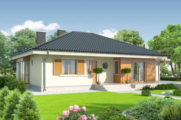  Projekt domu Franczi II G1 (WRC1958) - projekt domu parterowego - Zdjęcie 2