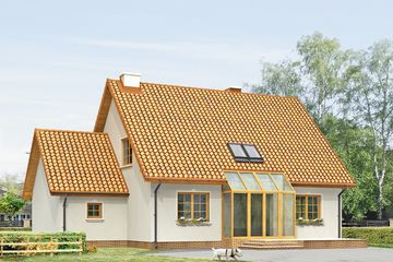  Projekt domu Hiacynt (BSA1509) - projekt domu parterowego z poddaszem - Zdjęcie 2