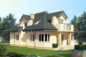  Projekt domu Goblin II (BSB1041) - projekt domu parterowego z poddaszem - Zdjęcie 2