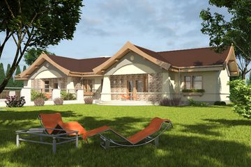  Projekt domu Kuropatwa bez garażu bliźniak [B-BL1] (WRF1204) - projekt domu parterowego - Zdjęcie 2