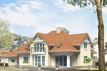  Projekt domu Allegro 3 (BSA1485) - projekt domu parterowego z poddaszem - Zdjęcie 2