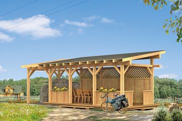  Projekt altany Altanka 1 (BSA1487) - projekt altany parterowego - Zdjęcie 2