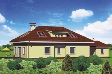  Projekt domu Arton (GWB1000) - projekt domu parterowego - Zdjęcie 2