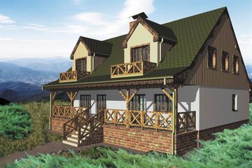  Projekt domu Mateusz (GWB1001) - projekt domu parterowego z poddaszem - Zdjęcie 2