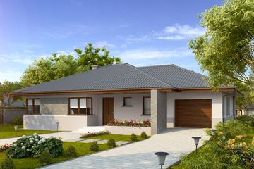  Projekt domu Lucjan G1 (WRC1949) - projekt domu parterowego - Zdjęcie 2