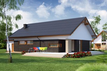  Projekt domu Midas (WRW1145) - projekt domu parterowego - Zdjęcie 2