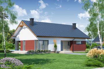  Projekt domu Midas 3 (WRW1146) - projekt domu parterowego - Zdjęcie 2