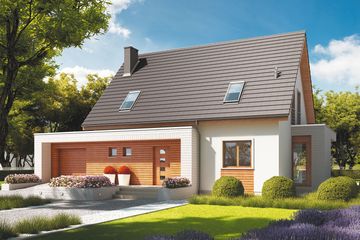  Projekt domu Ernest G1 (WRC2122) - projekt domu parterowego z poddaszem - Zdjęcie 2