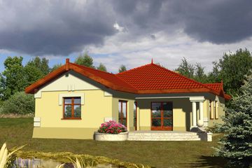  Projekt domu Leda bez garażu [B] (WRF1360) - projekt domu parterowego - Zdjęcie 2