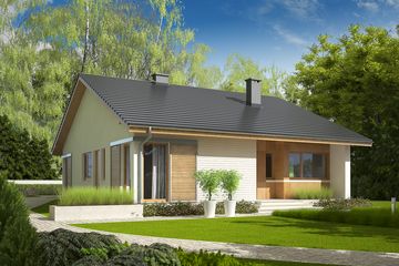  Projekt domu Rafael II bianco (WRC1978) - projekt domu parterowego - Zdjęcie 2