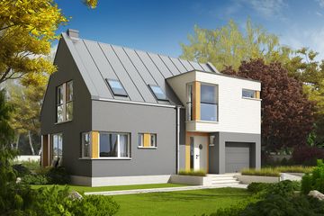  Projekt domu Antek G1 (WRC1982) - projekt domu parterowego z poddaszem - Zdjęcie 2