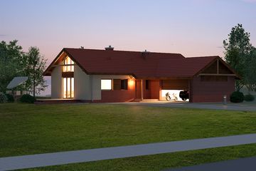  Projekt domu 031 Meus (GDB1015) - projekt domu parterowego - Zdjęcie 2