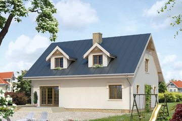  Projekt domu Carmen 3 (BSA1353) - projekt domu parterowego z poddaszem - Zdjęcie 2
