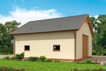  Projekt budynku gospodarczego G228A budynek gospodarczy (SLN2015) - projekt budynku parterowego - Zdjęcie 2