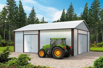  Projekt budynku gospodarczego GB20 projekt budynku gospodarczego (SLN2124) - projekt budynku parterowego - Zdjęcie 2