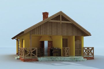 Projekt budynku gospodarczego G192 budynek gospodarczy (SLN1971) - projekt budynku parterowego - Zdjęcie 2