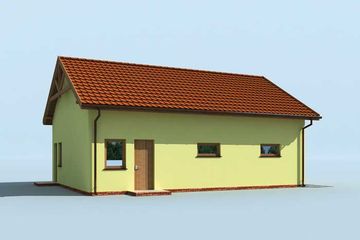  Projekt budynku gospodarczego G200 budynek gospodarczy (SLN1978) - projekt budynku parterowego - Zdjęcie 2