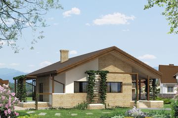  Projekt domu Lara (BSA1370) - projekt domu parterowego - Zdjęcie 2