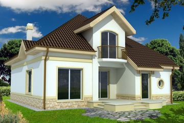  Projekt domu Agio A (WRD1247) - projekt domu parterowego z poddaszem - Zdjęcie 2