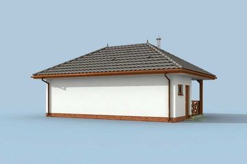  Projekt budynku gospodarczego G255 budynek gospodarczy (SLN2043) - projekt budynku parterowego - Zdjęcie 2