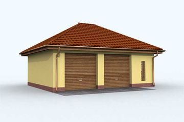  Projekt budynku gospodarczego G98 budynek gospodarczy (SLN1868) - projekt budynku parterowego - Zdjęcie 3