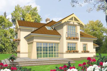  Projekt domu Artemida G2 (WRC1506) - projekt domu parterowego z poddaszem - Zdjęcie 2