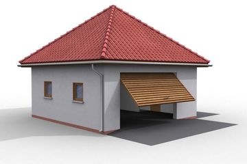  Projekt budynku gospodarczego G12 budynek gospodarczy (SLN1792) - projekt budynku parterowego - Zdjęcie 2