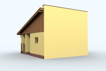  Projekt budynku gospodarczego G101 budynek gospodarczy (SLN1876) - projekt budynku parterowego - Zdjęcie 2