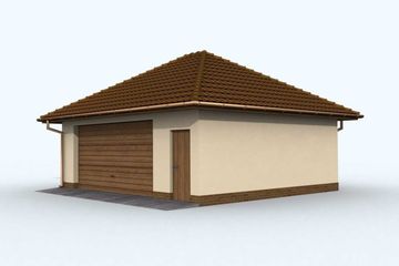  Projekt budynku gospodarczego G79 budynek gospodarczy (SLN1854) - projekt budynku parterowego - Zdjęcie 2