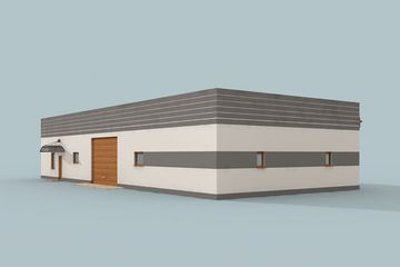  Projekt budynku gospodarczego G262 budynek gospodarczy (SLN2049) - projekt budynku parterowego - Zdjęcie 2