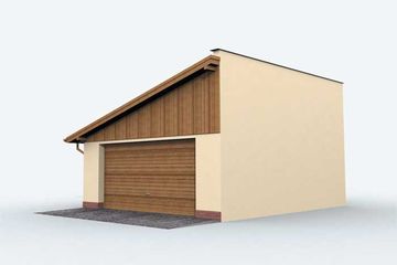  Projekt budynku gospodarczego G129 budynek gospodarczy (SLN1903) - projekt budynku parterowego - Zdjęcie 2