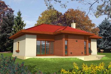  Projekt domu Jagna (WRC1541) - projekt domu parterowego - Zdjęcie 2