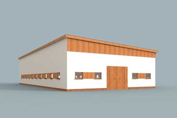  Projekt ujeżdżalni S46 Ujeżdżalnia (SLN1723) - projekt ujeżdżalni parterowego - Zdjęcie 2