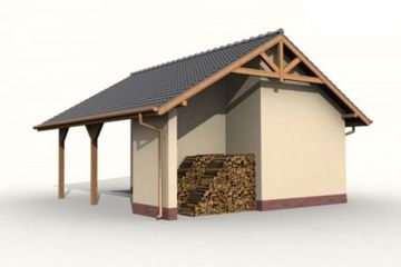  Projekt budynku gospodarczego G31 budynek gospodarczy (SLN1810) - projekt budynku parterowego - Zdjęcie 2