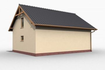  Projekt budynku gospodarczego G34 budynek gospodarczy (SLN1813) - projekt budynku parterowego - Zdjęcie 2