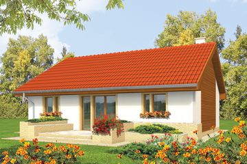  Projekt domu Joachim (WRC1553) - projekt domu parterowego - Zdjęcie 2