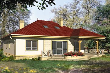  Projekt domu Mira (WRH1157) - projekt domu parterowego - Zdjęcie 2