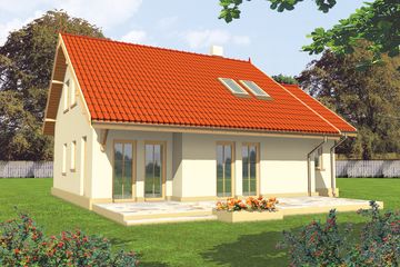  Projekt domu Julitka G1 (WRC1523) - projekt domu parterowego z poddaszem - Zdjęcie 2