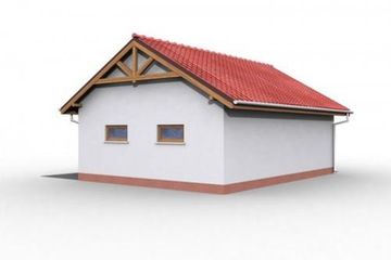  Projekt budynku gospodarczego G17 budynek gospodarczy (SLN1796) - projekt budynku parterowego - Zdjęcie 2